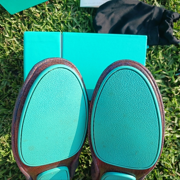 Custom Glitter Silver-Slate Grey Tieks Ballet Flats Sz.9 - Picture 7 of 9